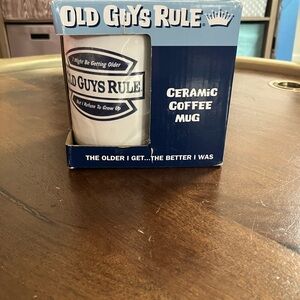 Old Guys Rule 16 oz Ceramic Mug “I Might Be Getting Old But I Refuse To Grow Up